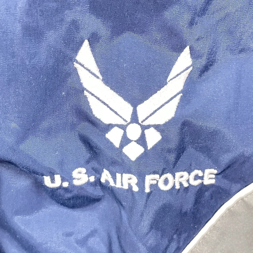 VTG U.S Army Air Force Windbreaker Jacket Men's XL Boxy Fitness Training Uniform